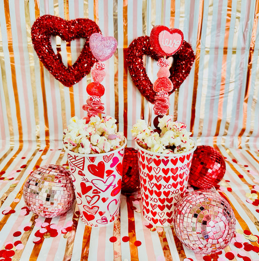 *PRE - ORDER * Cupid's Crunch Popcorn with Candy Kabob